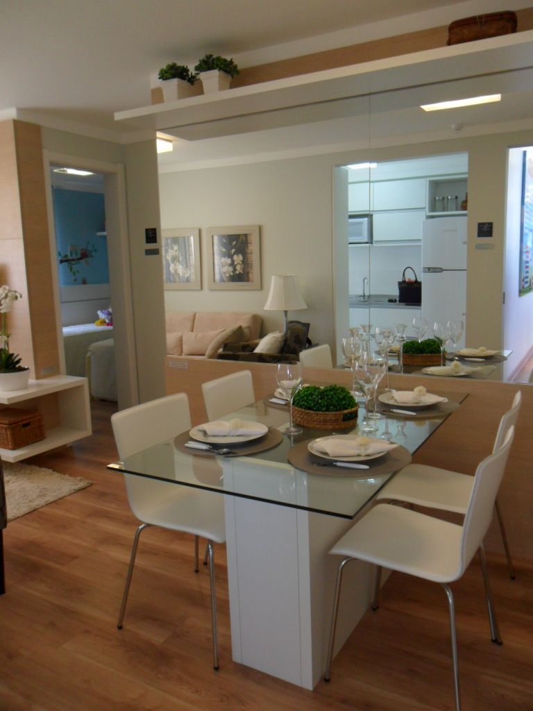 espelho sala de jantar clássico