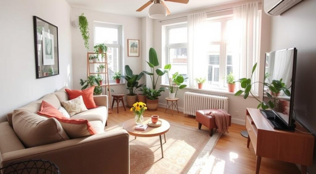 como decorar sala de visita gastando pouco