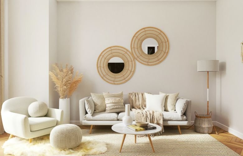 sala decoração simples e moderna minimalista