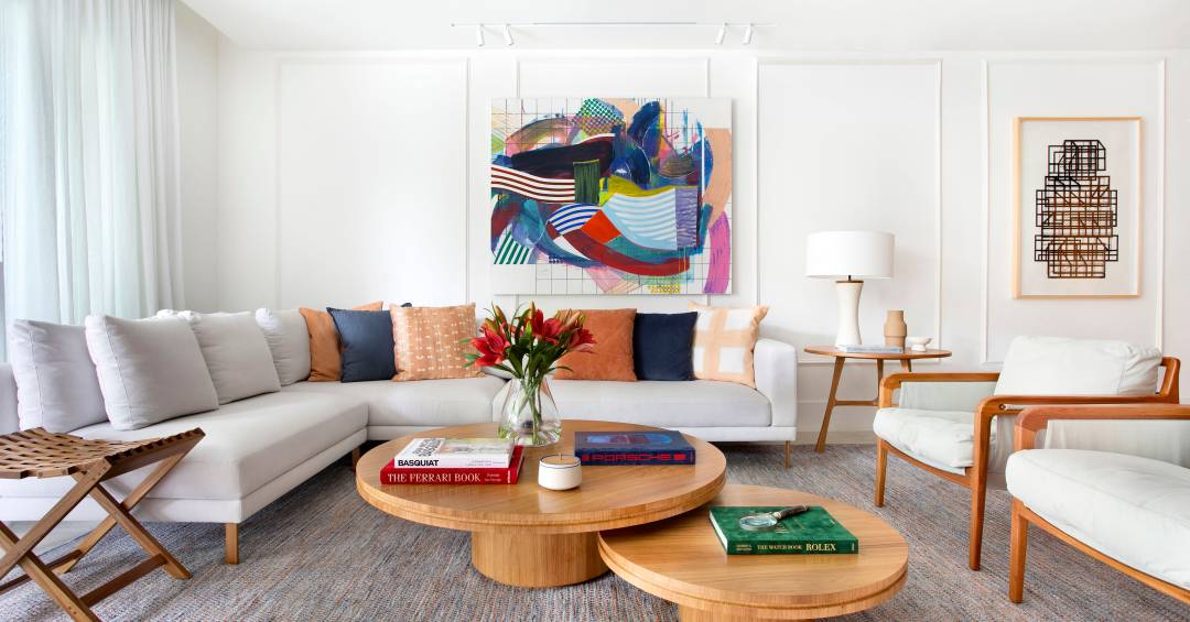 sala decoração simples e moderna apartamento