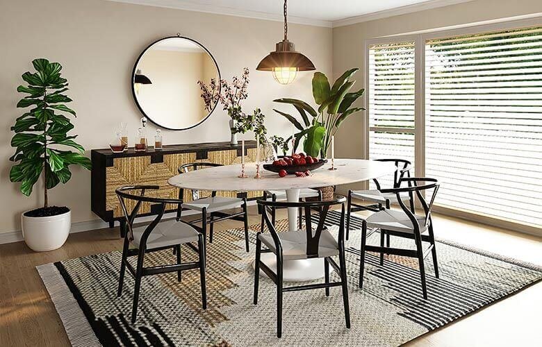 erros comuns ao decorar sala pequena com mesa de jantar