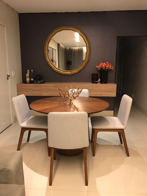 ideias de decoração sala pequena com mesa de jantar