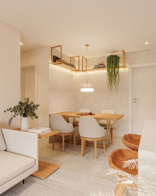 quanto custa decorar sala pequena com mesa de jantar