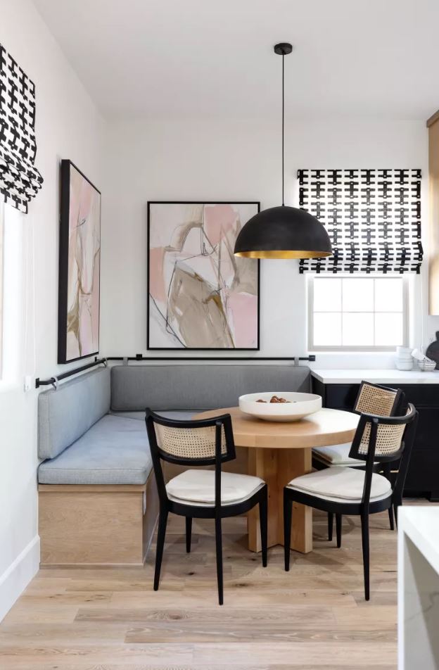 ideias de decoração sala pequena com mesa de jantar