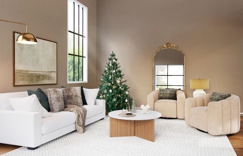 como decorar rack sala natal