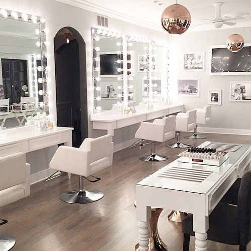 ideias decoração salão beleza pequeno