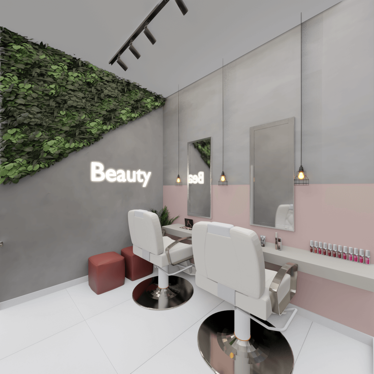 como decorar salão de beleza com pouco dinheiro