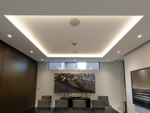 ideias de decoração com sanca aberta de gesso