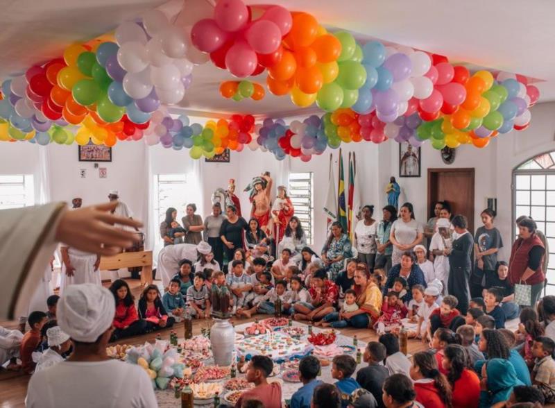decoração simples e barata festa de erê