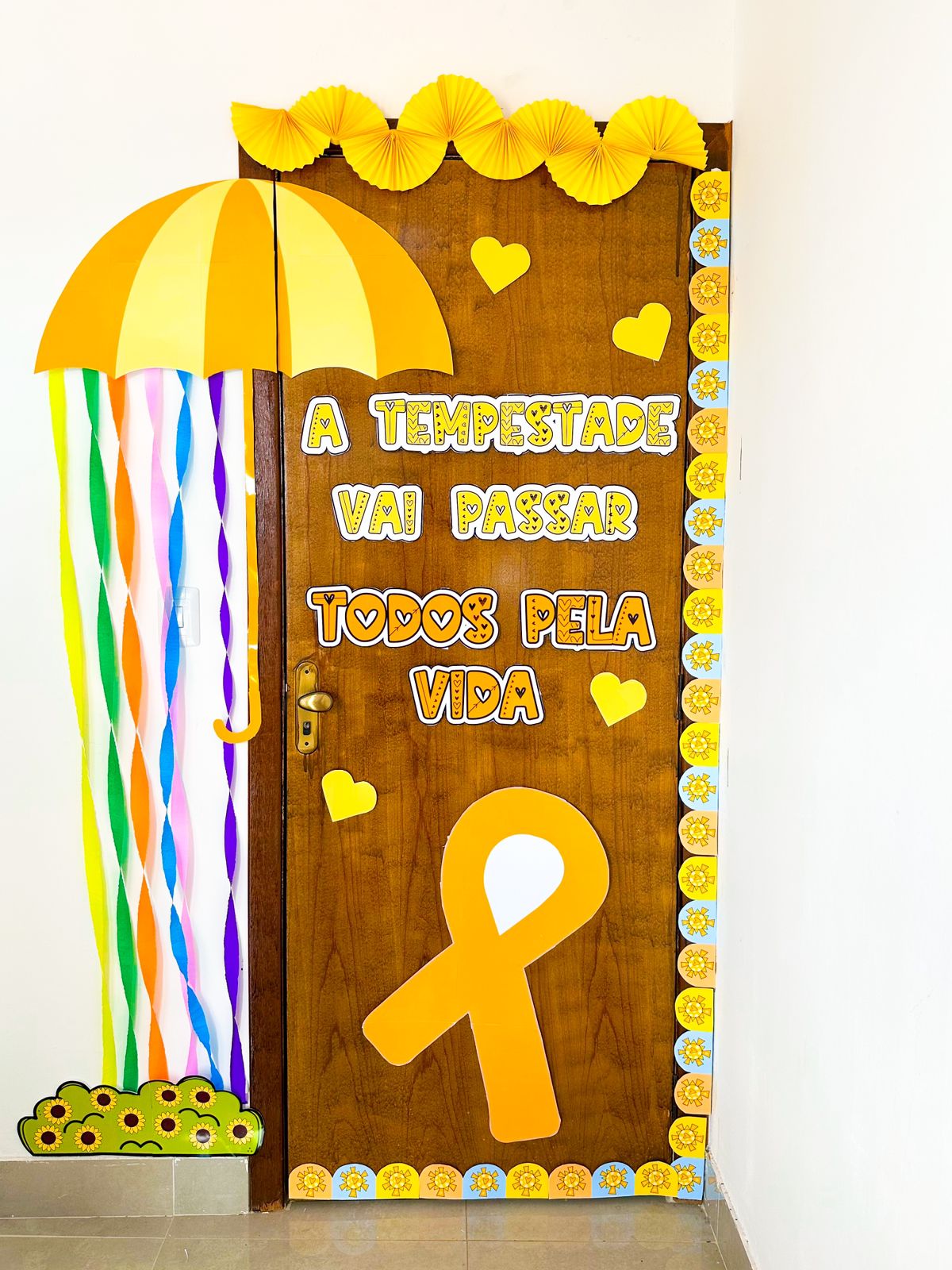 setembro amarelo decoração