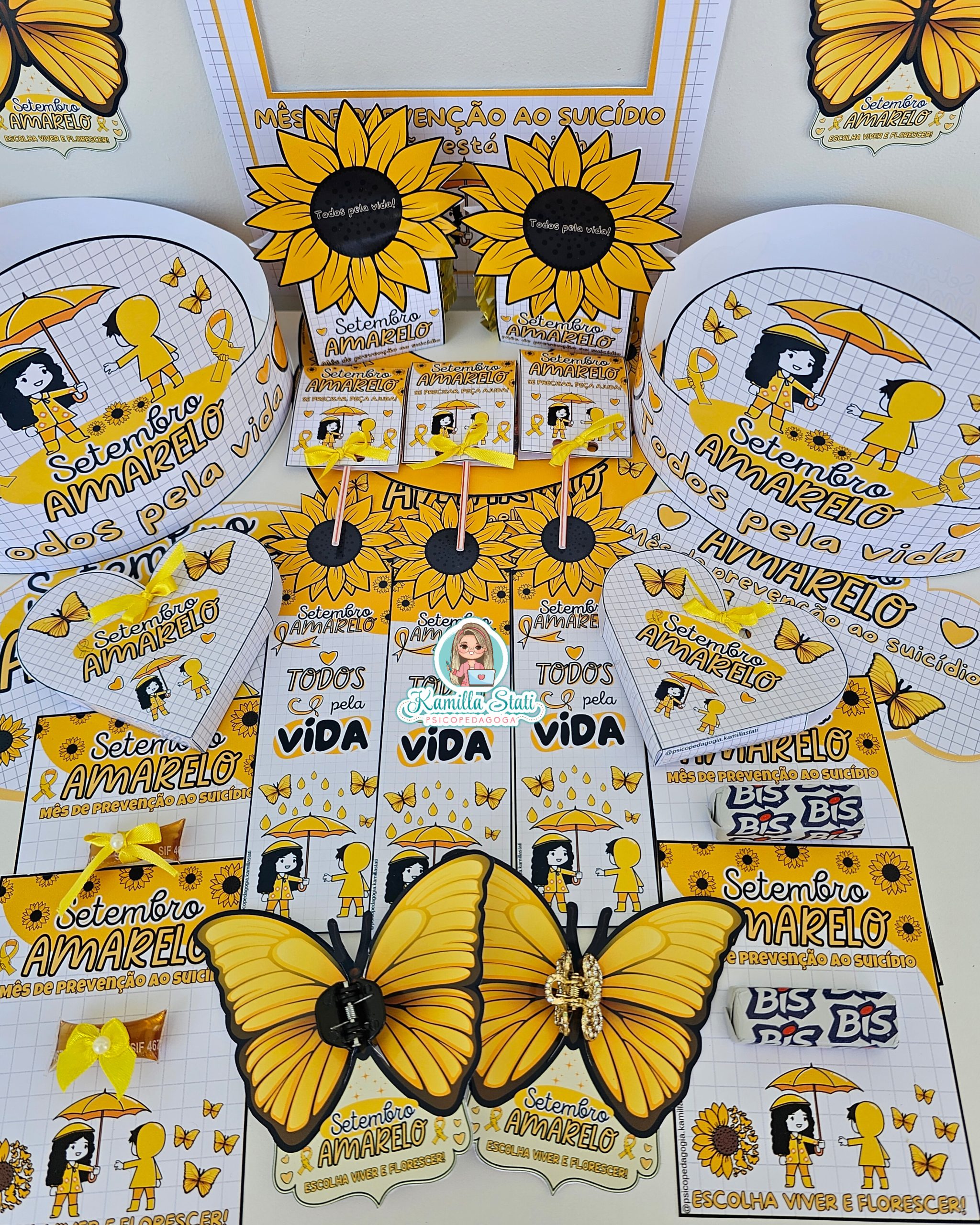 setembro amarelo decoração