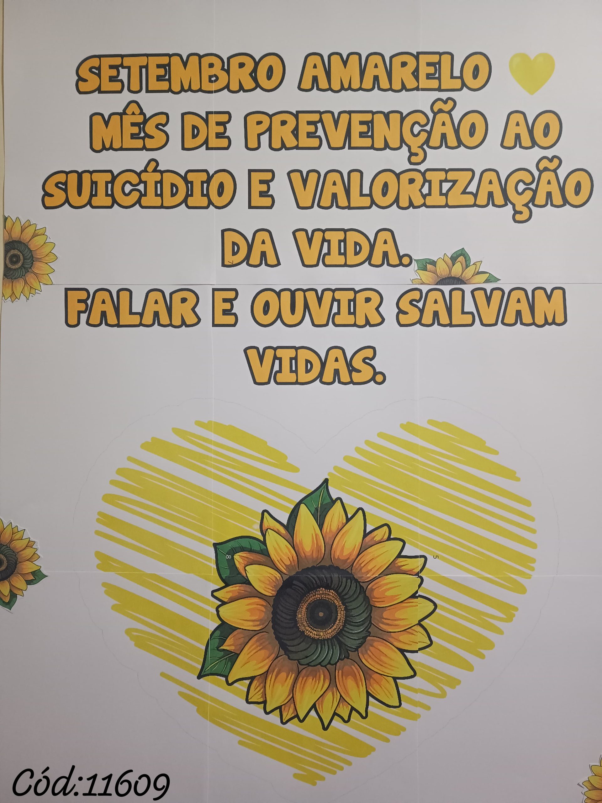 setembro amarelo decoração