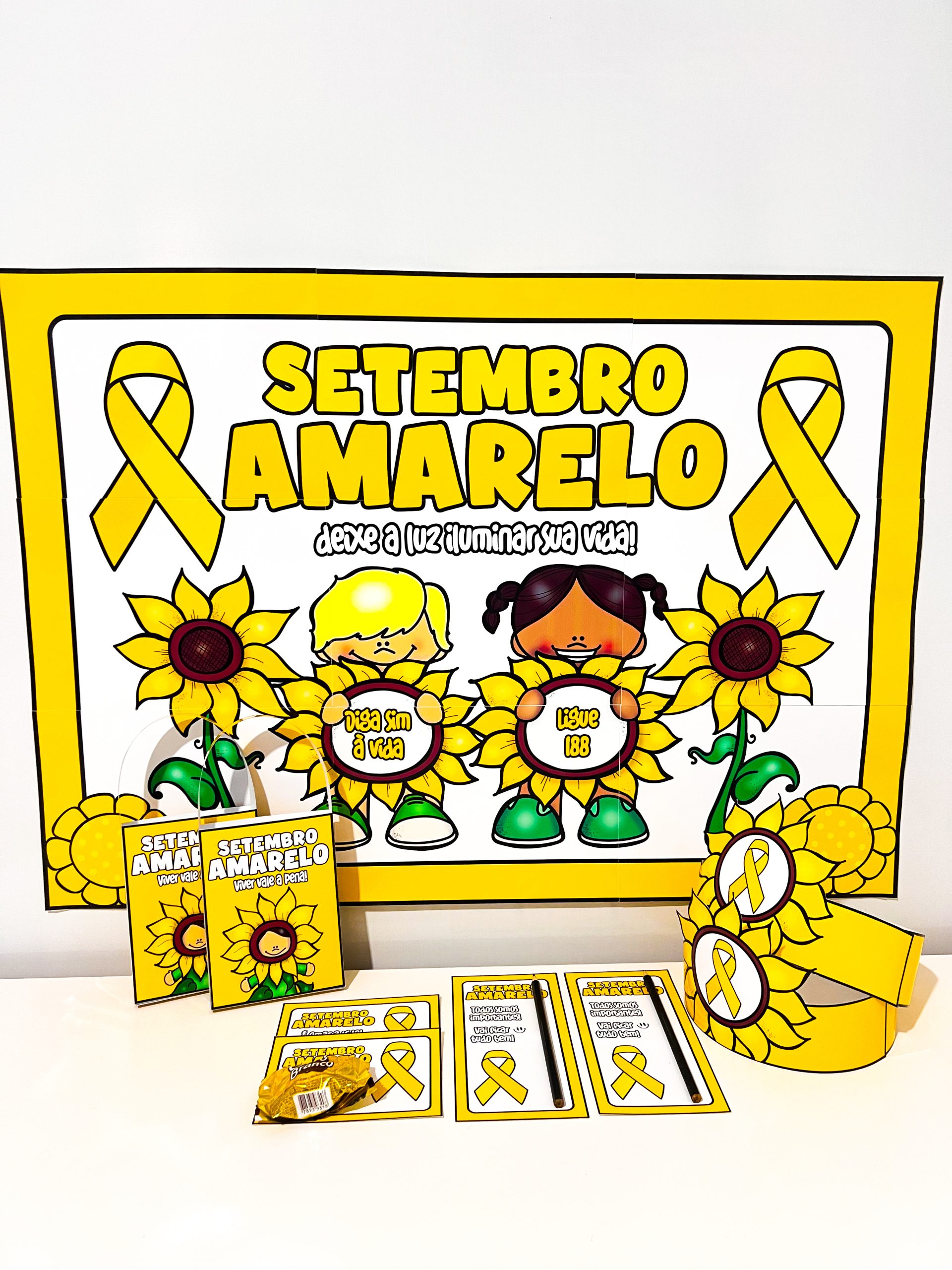 setembro amarelo decoração