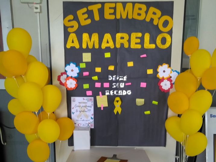 setembro amarelo decoração