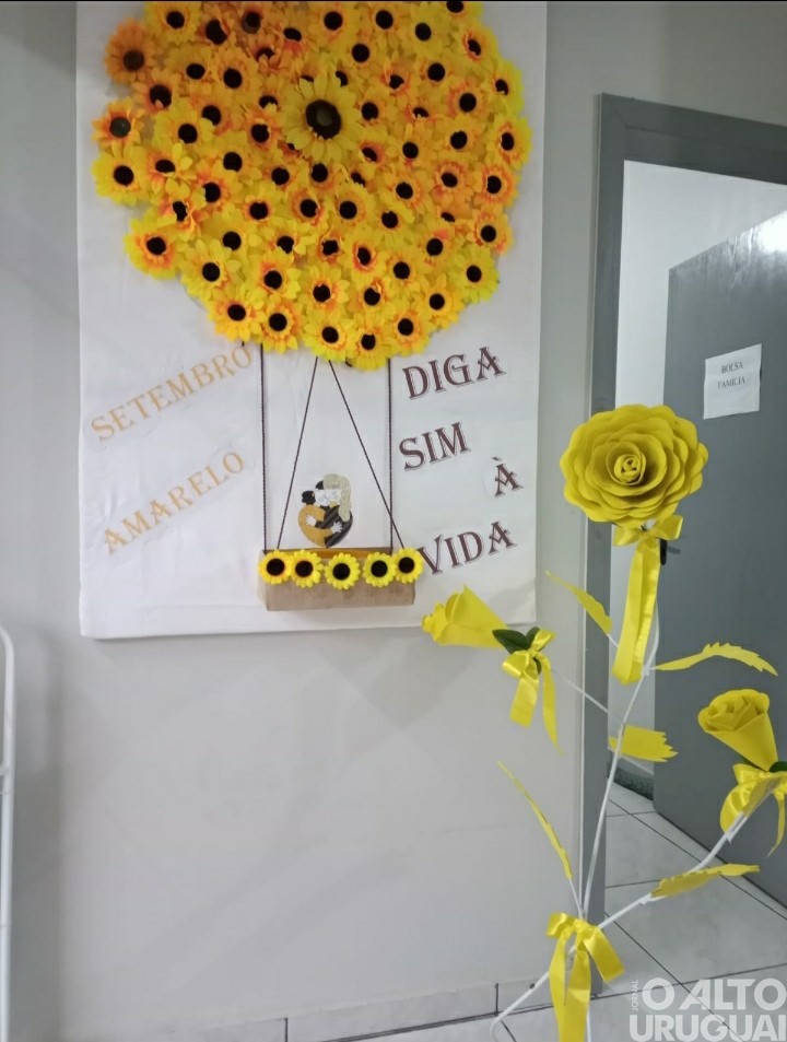 setembro amarelo decoração