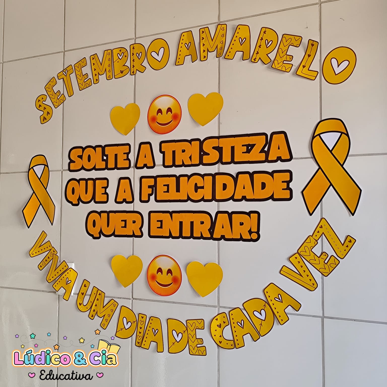 setembro amarelo decoração