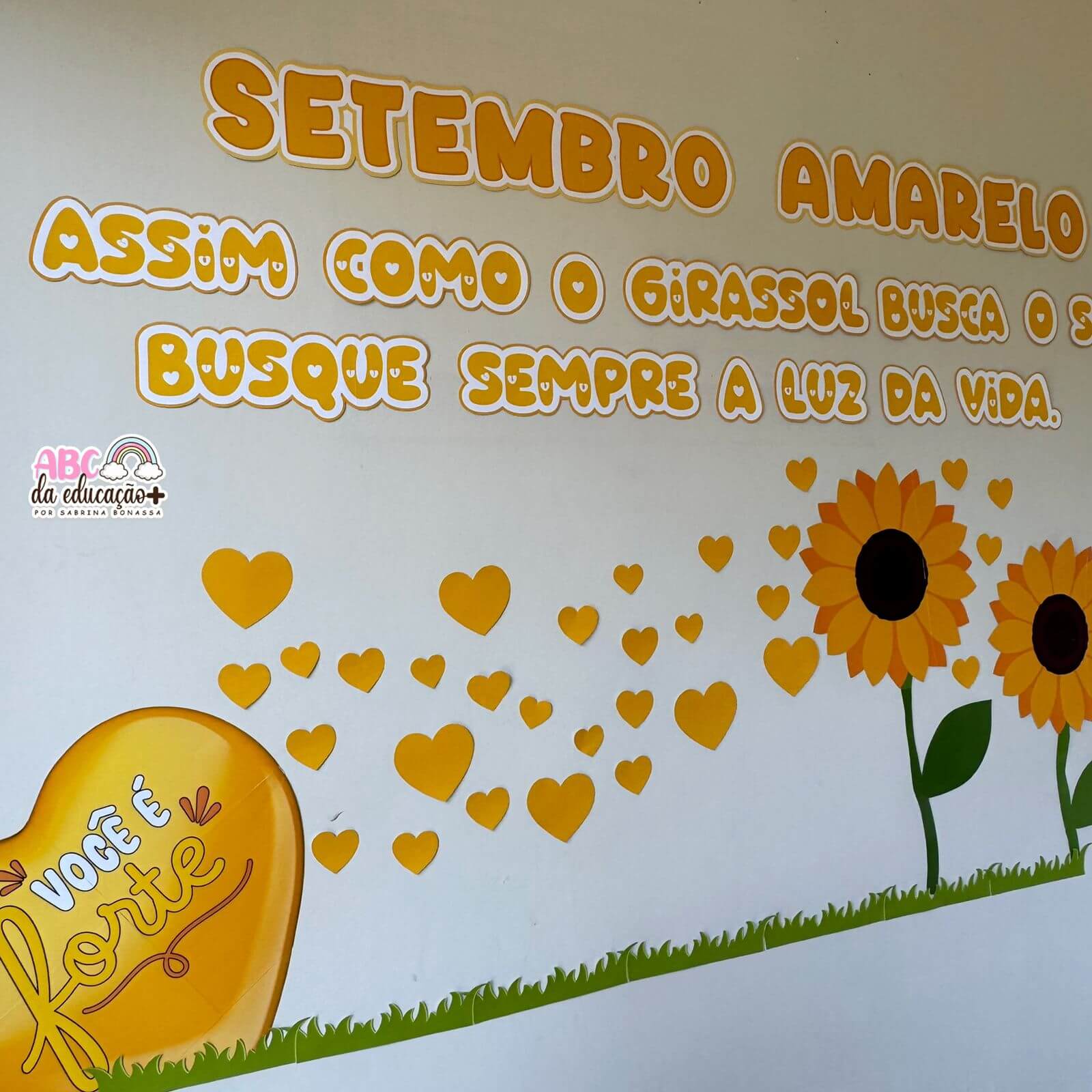 setembro amarelo decoração