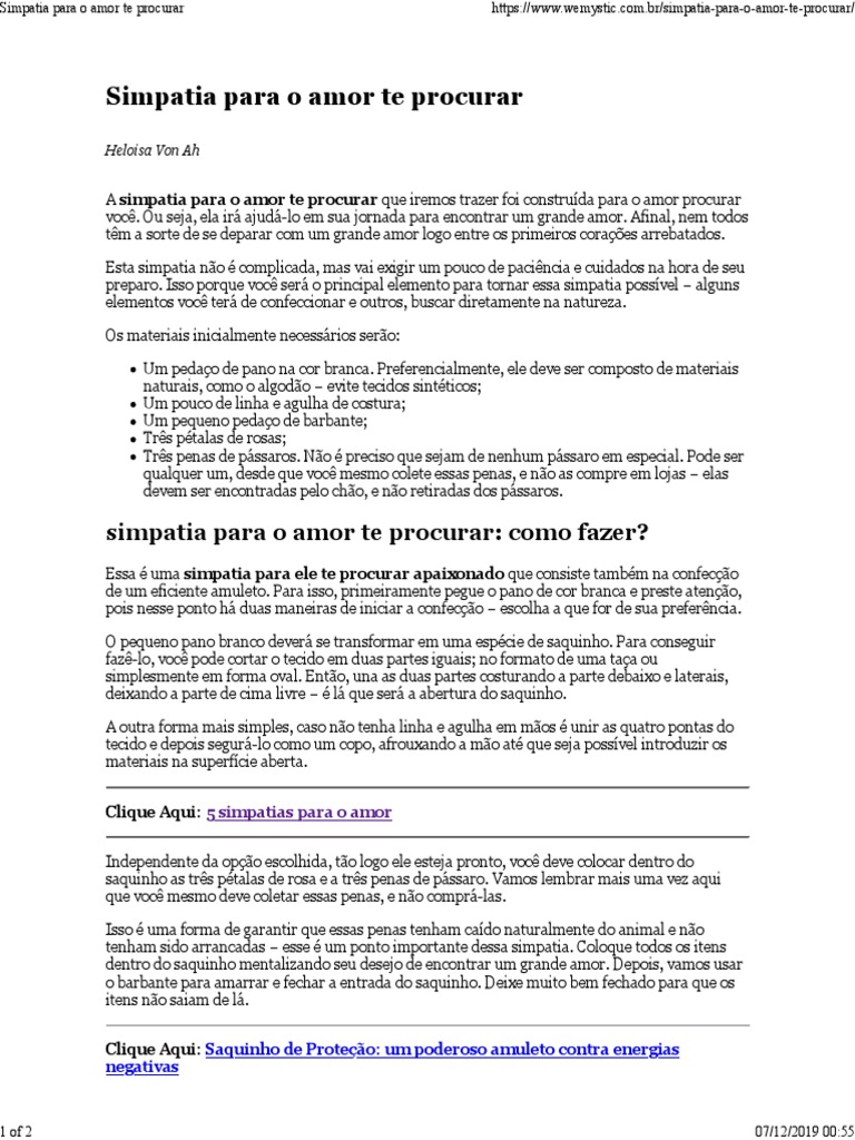 erros comuns ao fazer simpatia para atrair alguém