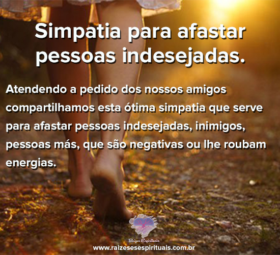 simpatia para afastar ex-parceiro(a)