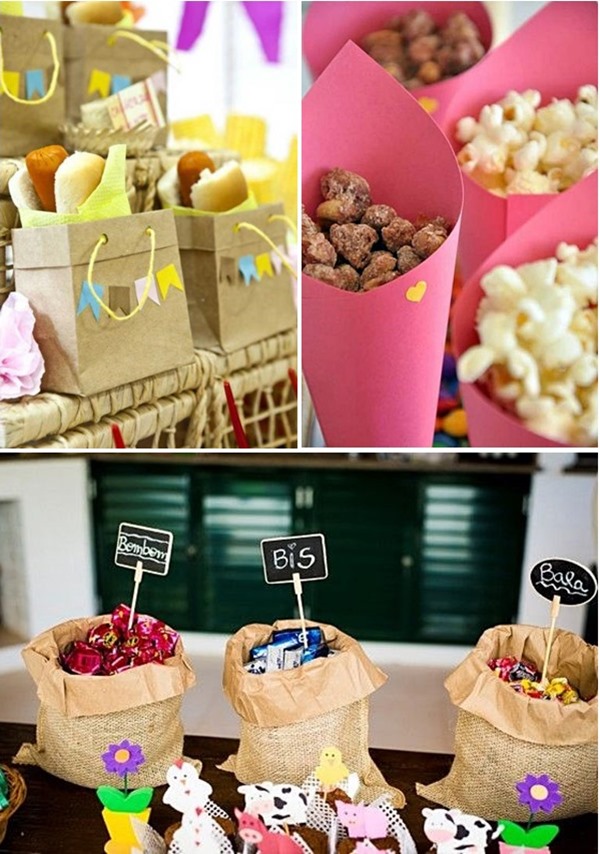 como economizar decoração festa junina rosa barata