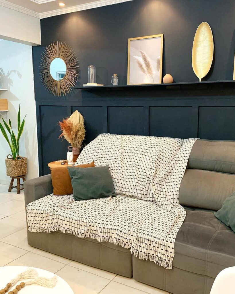 sofa cinza decoração