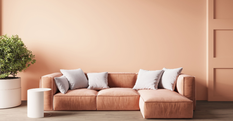 cores terrosas para sala