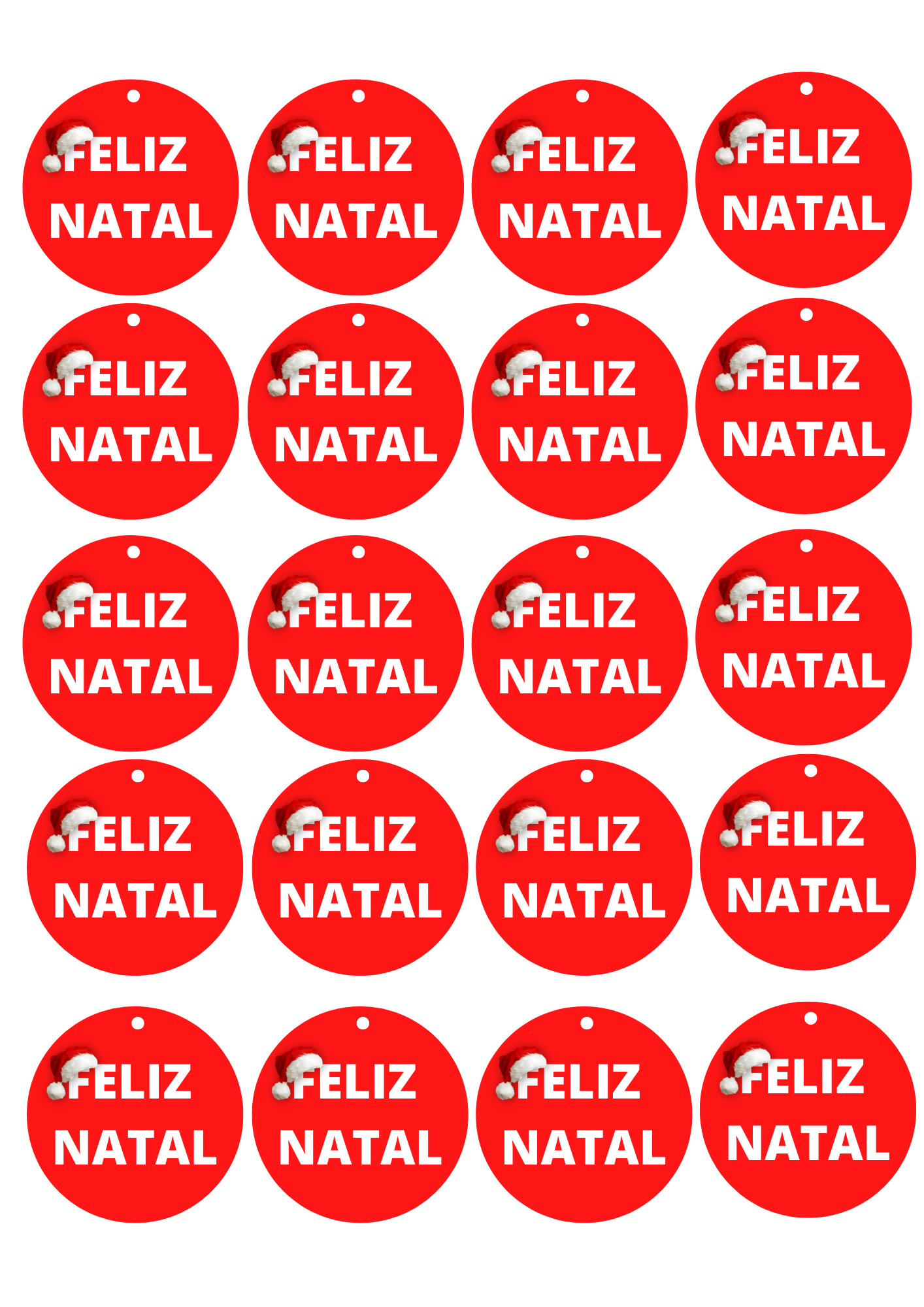 tags de natal para imprimir com barbante