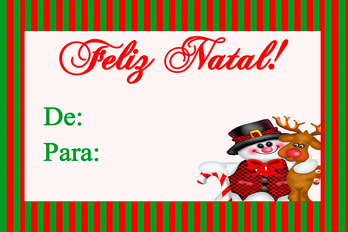 como fazer tags de natal para imprimir