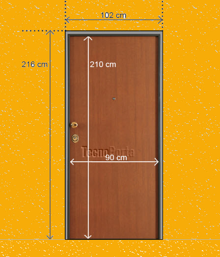 medidas de porta de madeira