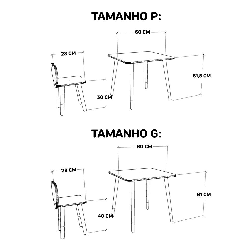altura mesa de jantar