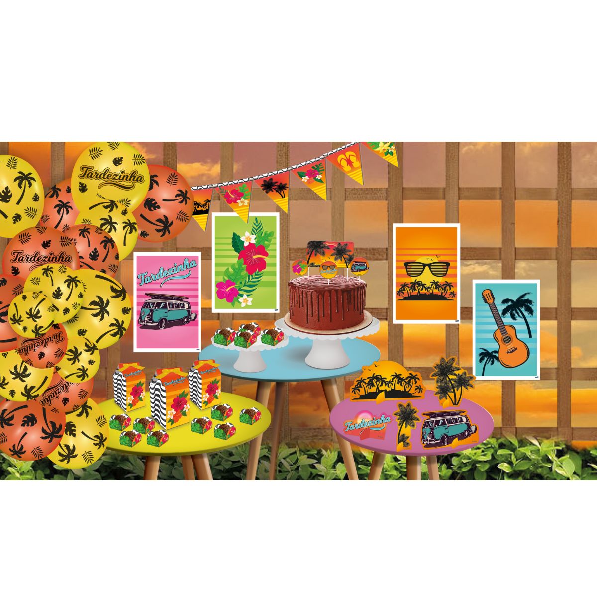 Cardápio Tropical: Petiscos e Bebidas para Harmonizar com sua Festa Tardezinha