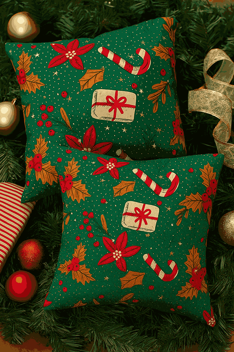 ideias de artesanato com tecido natalino