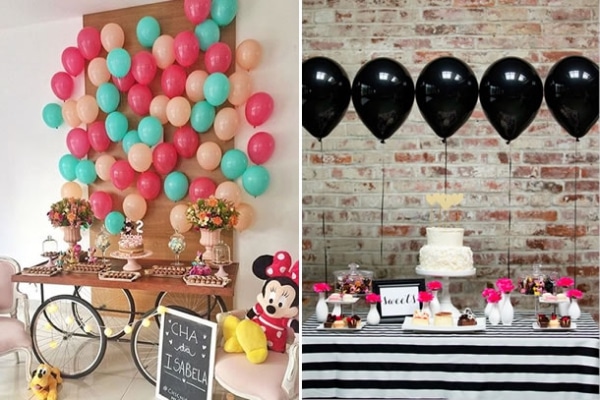 ideias de tecidos para decoração de festa na parede