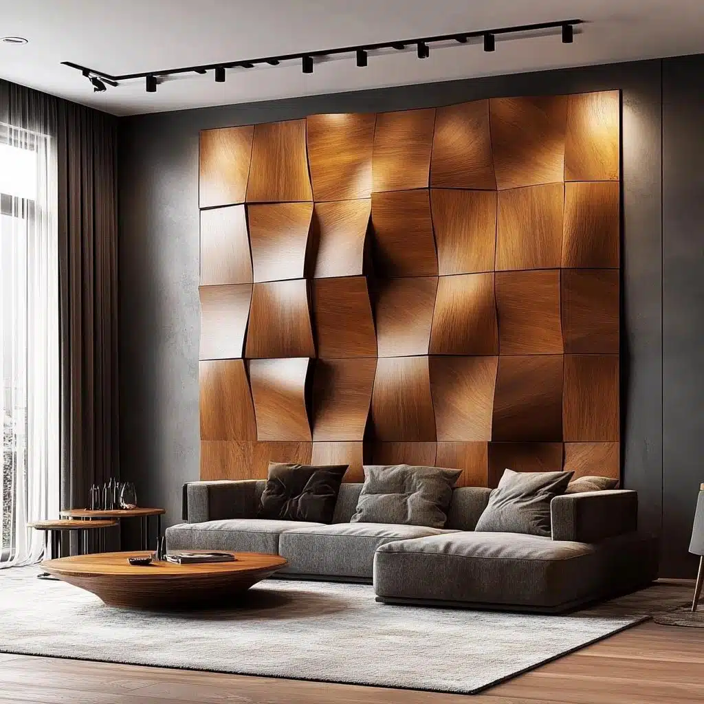 tela de madeira para decoração