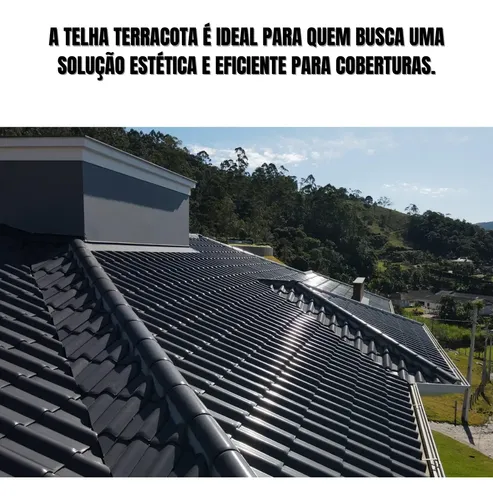 Telha de fibrocimento cinza