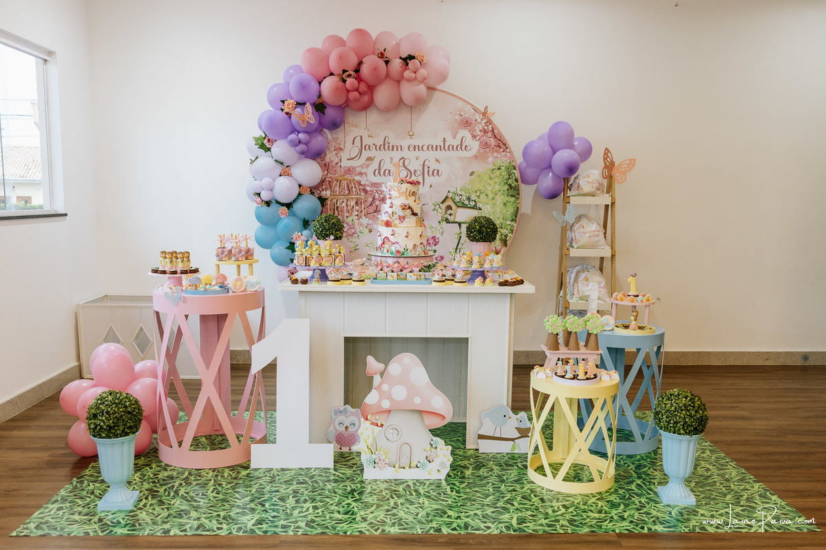 kit festa jardim encantado só um bolinho