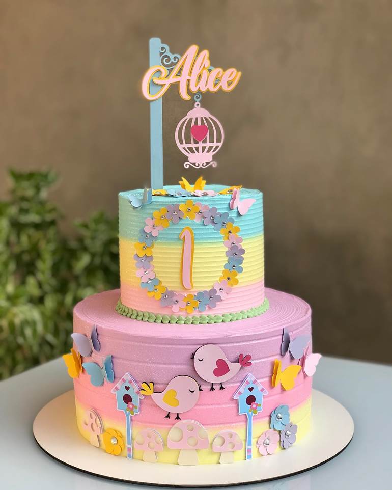 decoração jardim encantado 1 ano menina