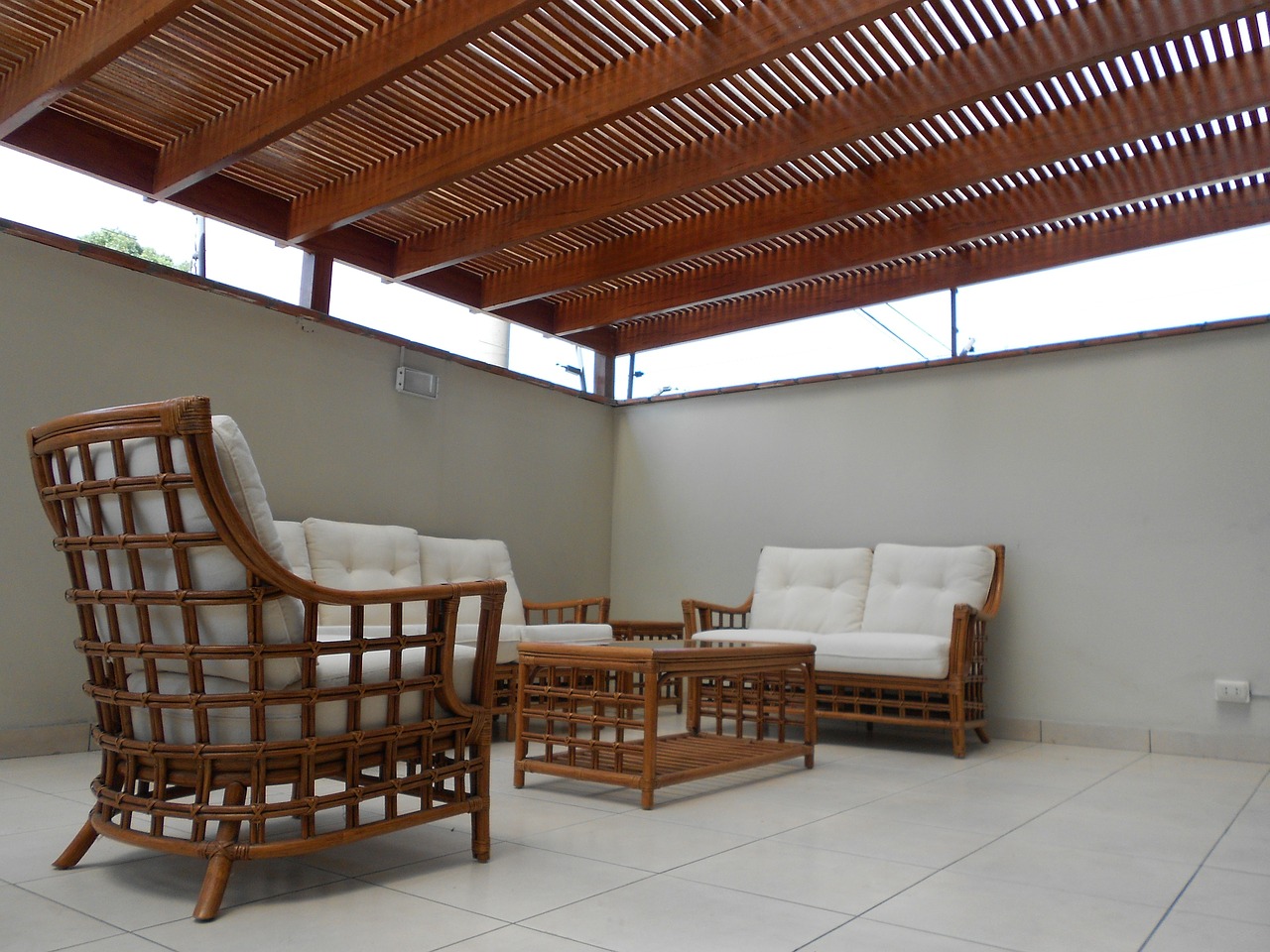 cobertura de terraço com telha