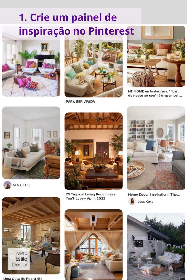 teste de estilo de decoração