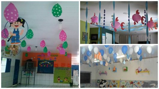 erros comuns decoração teto sala de aula