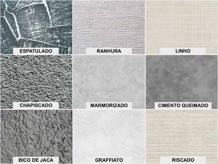 ideias de decoração com textura cinza