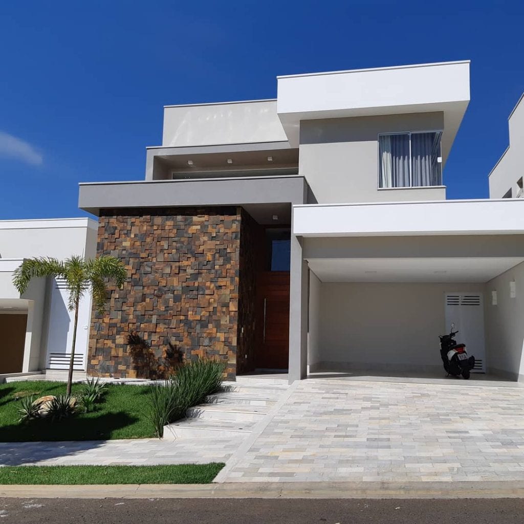 ideias de decoração com pedra ferro