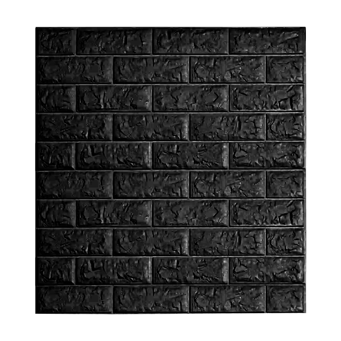 Papel de parede tijolinho preto