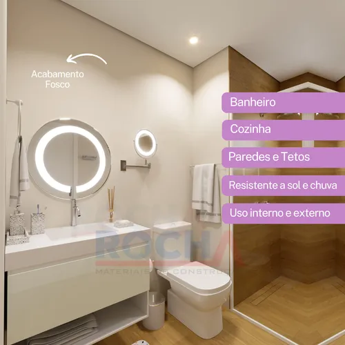 Acabamento Fosco vs. Acetinado: Qual o Melhor para o seu Banheiro?