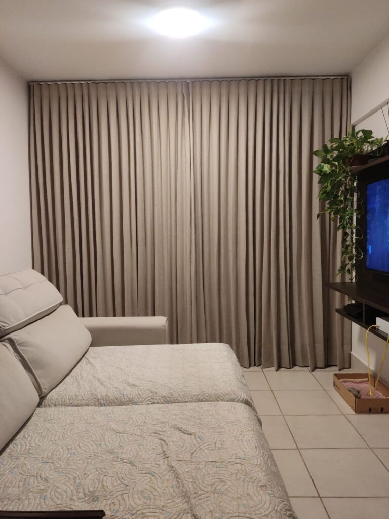cortinas de linho para sala