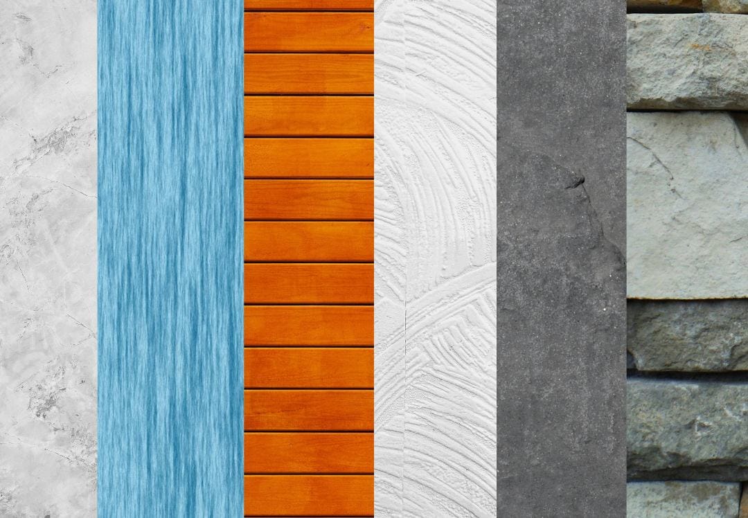 inspiração de texturas para sala de estar