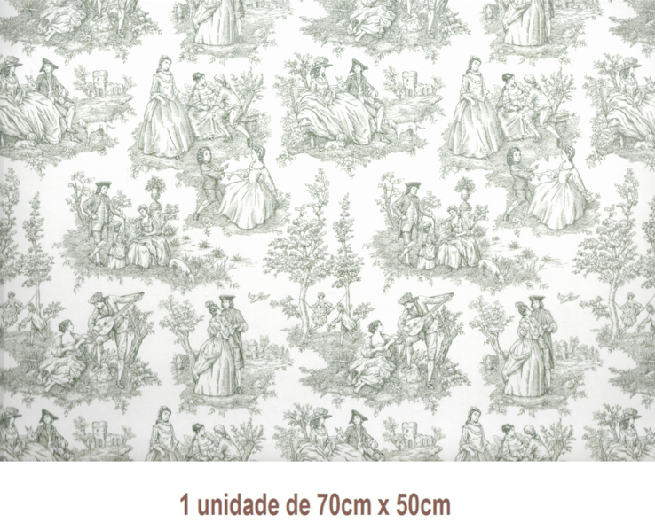 estampa toile de jouy moderna
