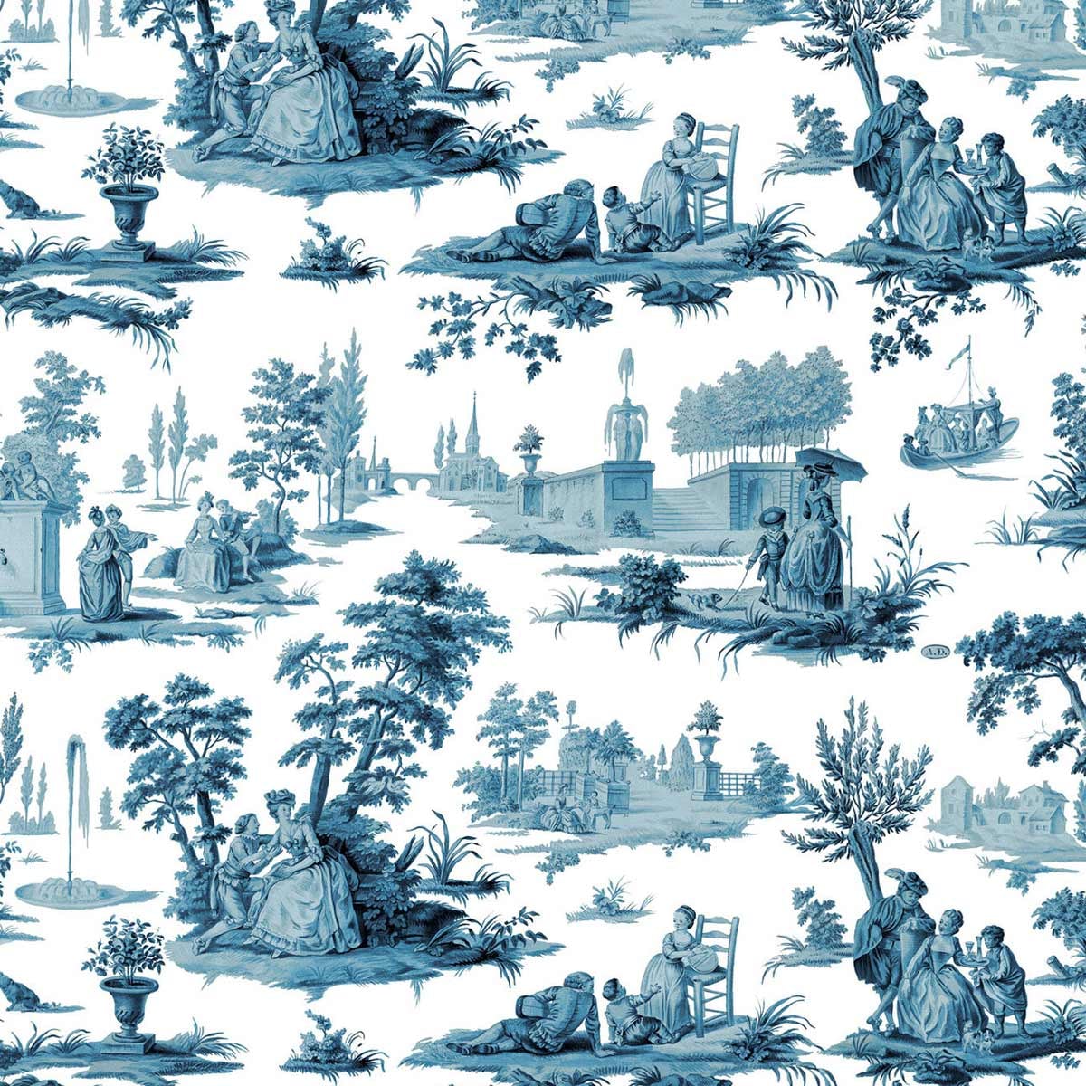 estampa toile de jouy moderna
