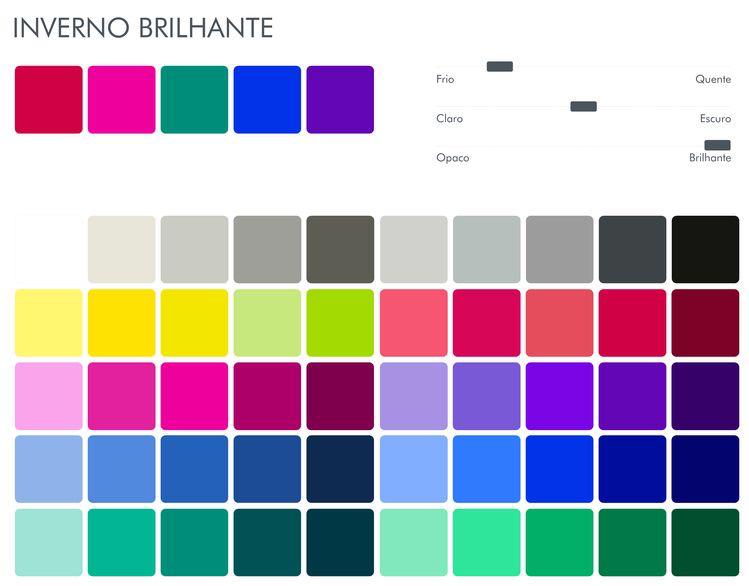 cores análogas e complementares