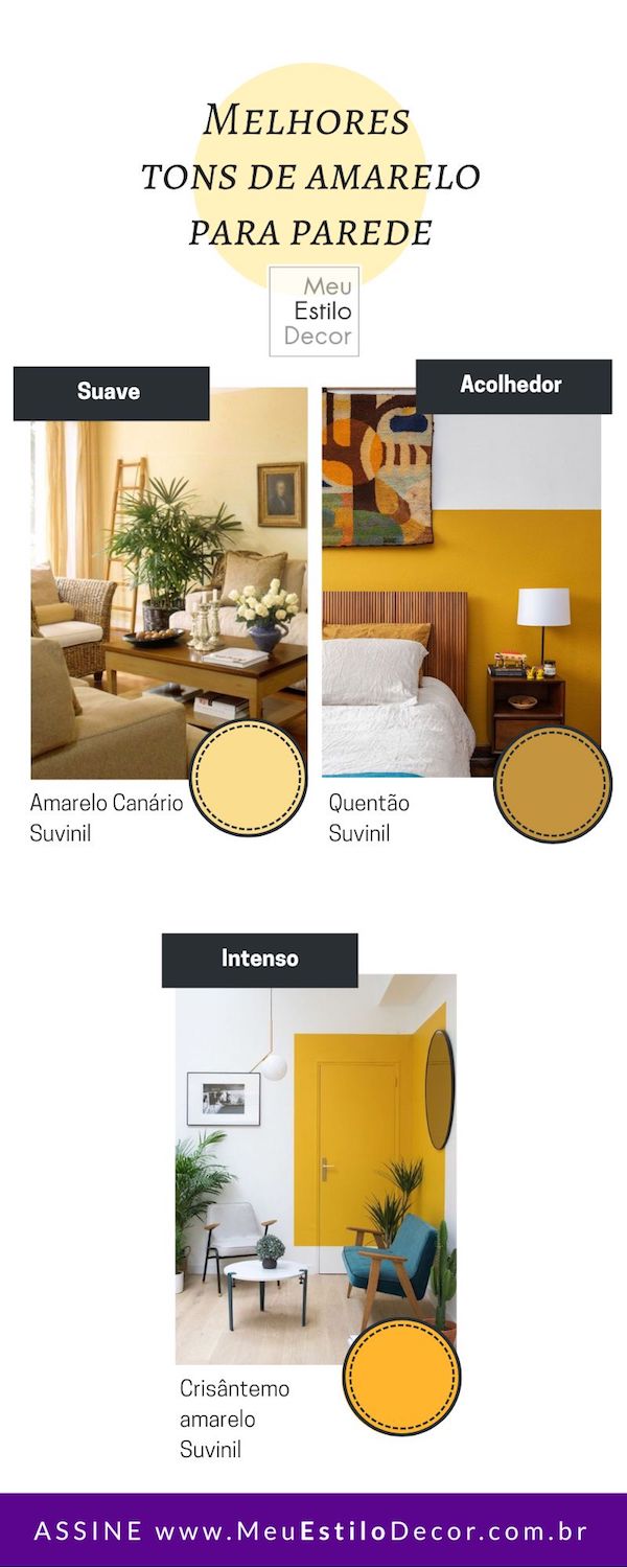 amarelo manteiga vs amarelo canário qual escolher